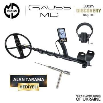 GAUSS MD Dedektör – Discovery 33cm Başlık + Kulaklık