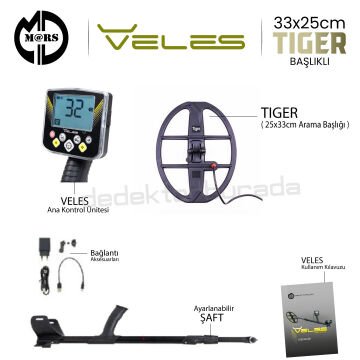 VELES Dedektör – TIGER 33x25,5cm Başlık