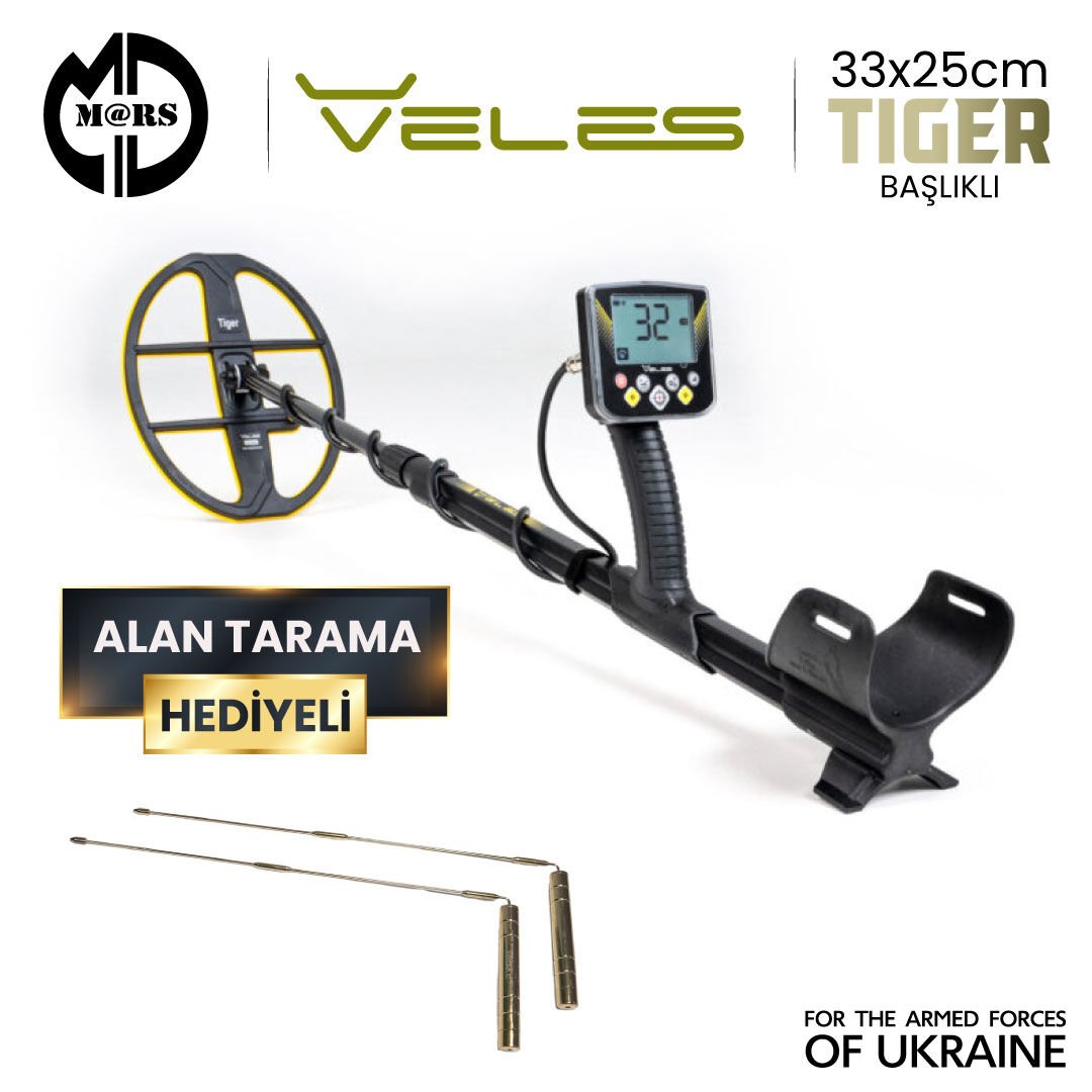 VELES Dedektör – TIGER 33x25,5cm Başlık