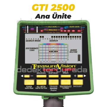 GTI 2500 Define Dedektörü Treasure Hound Eagle Eye Depth Multiplier Paket (9,5 inch ve EagleEye Başlık)
