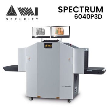 SPECTRUM  6040 P3D ÜÇ BOYUT PERSPEKTİF GÖRÜNTÜLÜ BAGAJ KONTROL X-RAY CİHAZI