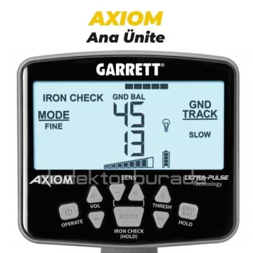 Axiom Lite  Altın Dedektörü 11 inç 28x18 cm MONO Başlıklı