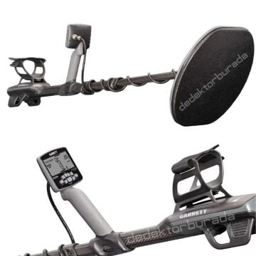 Axiom Standart Altın Dedektörü 34x28 cm DD, 28x18 cm MONO Başlıklı MS-3 Kablosuz Kulaklık