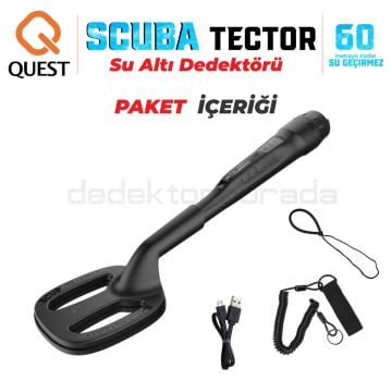 Scuba Tector Su Altı Dedektörü - Siyah