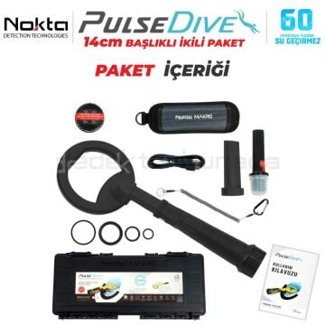 PulseDive Scuba Dedektörü - Siyah