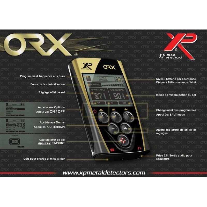 Xp Orx Target Id XP ORX Dedektör 22,5 cm X35 Başlık ve Kumanda