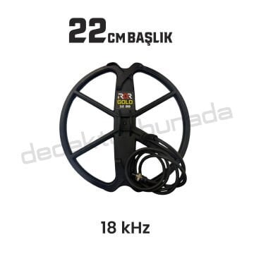 Rdr Gold Dedektör Altın Dedektörü - 18khz 22cm Başlıklı Paket