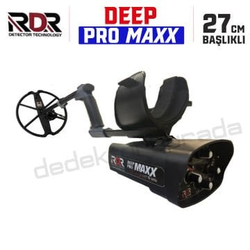RDR Deep Pro Maxx Derin Arama Dedektörü -  6 kHz 27cm Başlıklı Paket