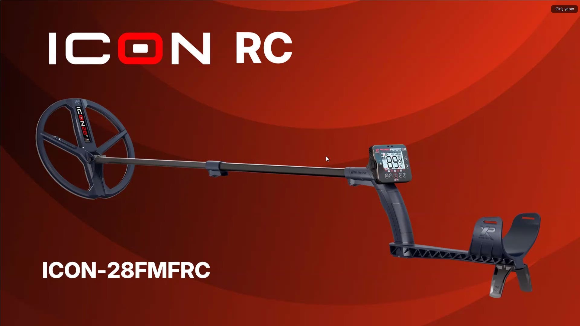 XP ICON Dedektör – Ana Kontrol Ünitesi & Başlık