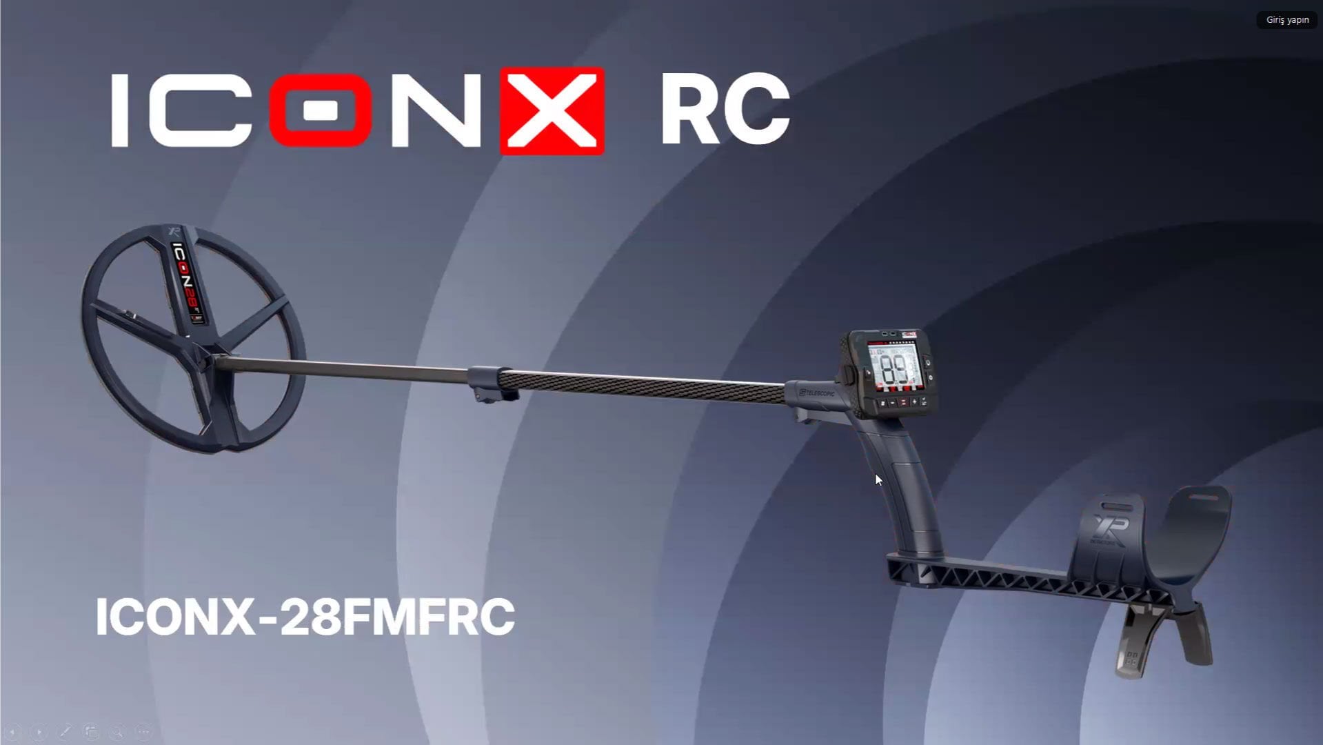 XP ICON X Dedektör – Gelişmiş Başlık & Kontrol Ünitesi