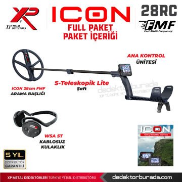 XP ICON Dedektör – FULL Paket WSA ST Kulaklık