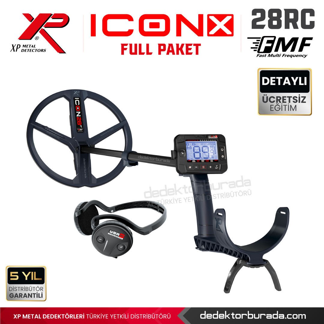 XP ICONX Dedektör - Full Paket - En İyi Fiyat Dedektör