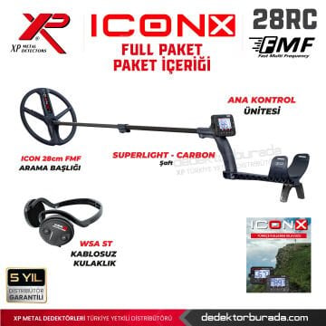 XP ICONX Dedektör – FULL Paket WSA ST Kulaklık