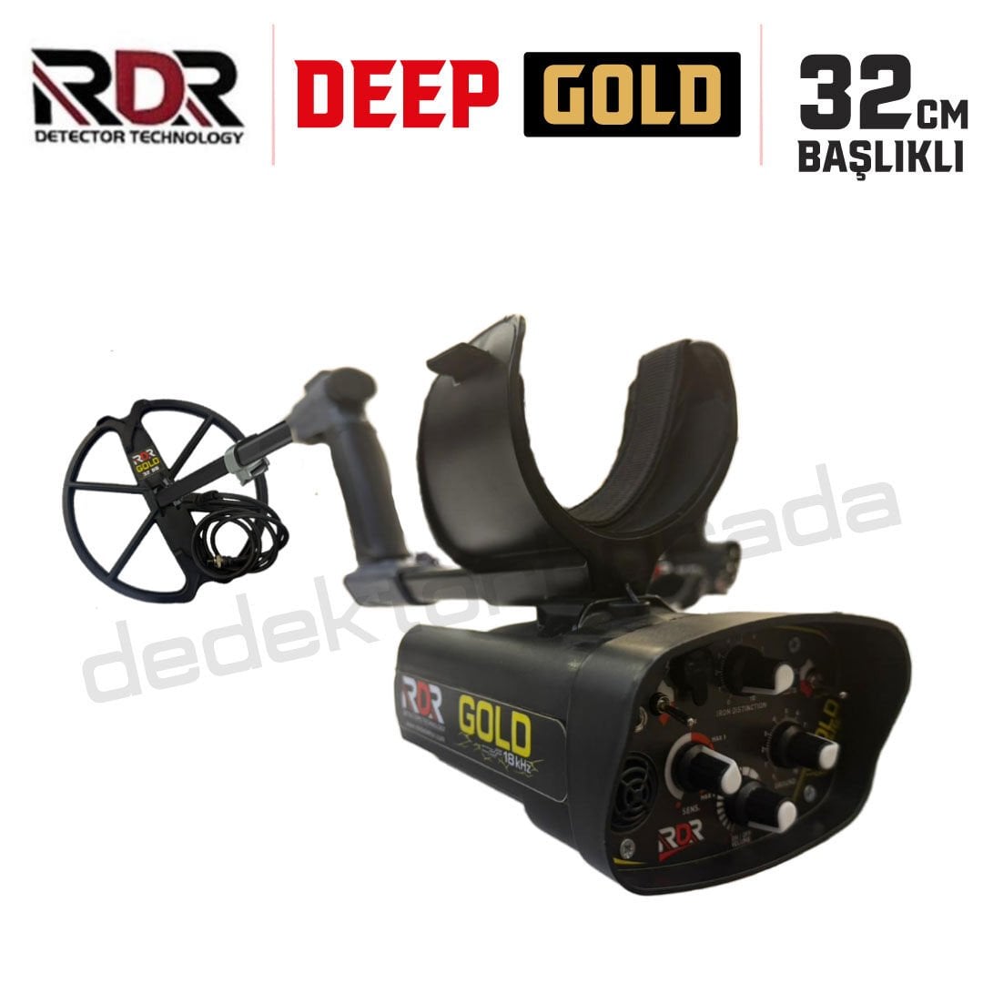 Rdr Gold Dedektör Altın Dedektörü - 18khz 32cm Başlıklı Paket