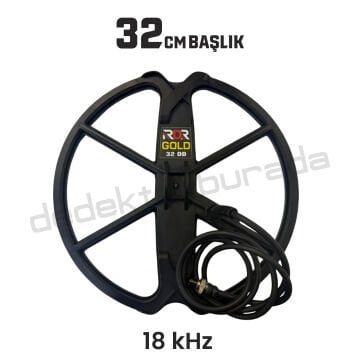 Rdr Gold Dedektör Altın Dedektörü - 18khz 32cm Başlıklı Paket