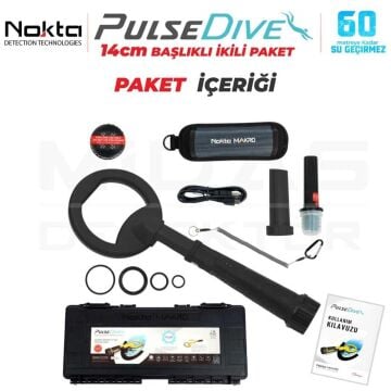 2.EL PulseDive Scuba Dedektörü - SİYAH