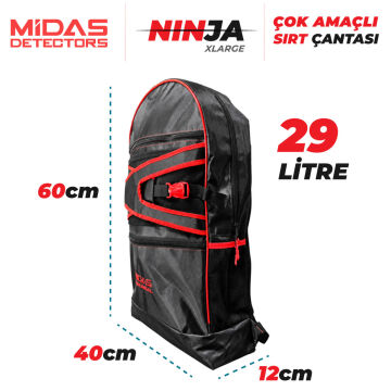 MİDAS - NİNJA XLARGE - Çok Amaçlı Sırt Çantası