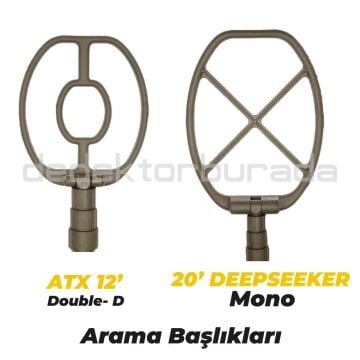 2.El ATX Basic Altın Dedektörü + 20'' Deepseeker Mono Arama Başlığı(Kopya)