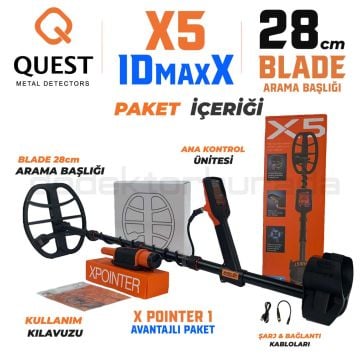 X5 IDmaxX Dedektör + XPointer 1 (Avantajlı Paket)