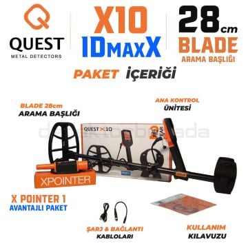 X10 IDmaxX Dedektör + XPointer 1 (Avantajlı Paket)