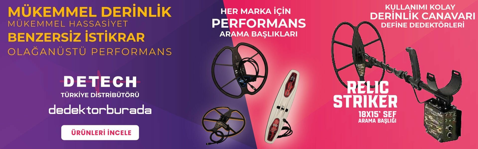 Detech Dedektör Türkiye Tek Yetkili Distribütörü