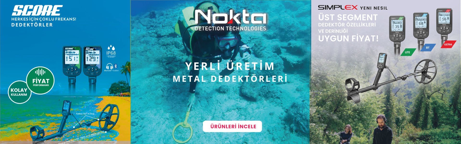 Nokta Dedektör Ürünleri
