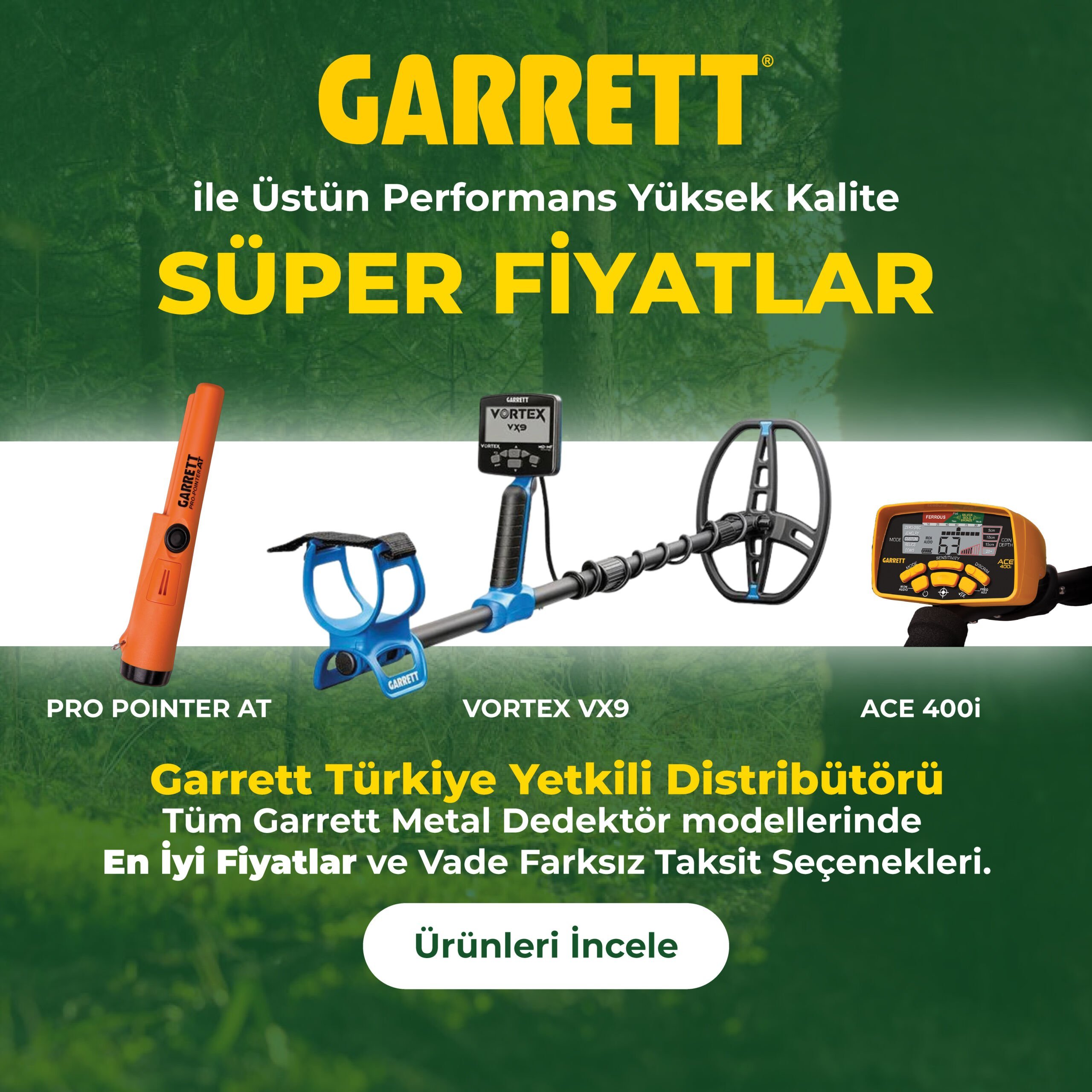 Garrett Dedektör Türkiye
